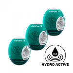 Cargar imagen en el visor de la galería, Satisfyer Masturbator Egg 3er Set (Naughty) Dark Green
