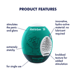 Load image into Gallery viewer, Satisfyer Masturbator Egg 3er Set (Naughty) Dark Green
