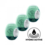 Cargar imagen en el visor de la galería, Satisfyer Masturbator Egg 3er Set (Riffle) Light Green
