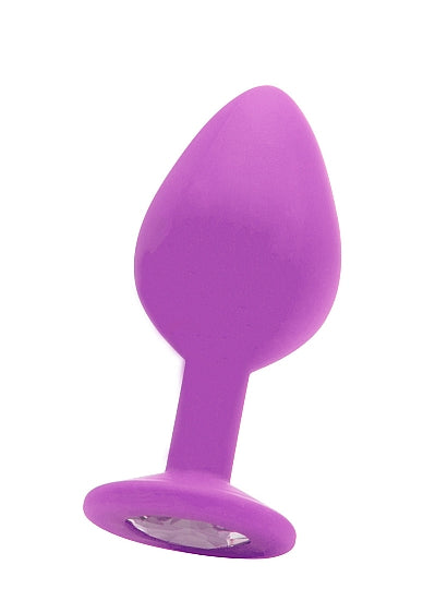 Shots Toys Diamond Butt Plug Large Purple