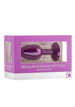 Load image into Gallery viewer, Shots Toys Diamond Butt Plug Regular Purple
