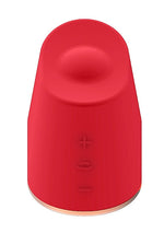 Cargar imagen en el visor de la galería, Shots Toys Elegance Dazzling Rotating &amp; Vibrating Clitoral Stimulator Red
