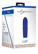 Load image into Gallery viewer, Shots Toys Elegance Lush Turbo Rechargeable Bullet Vibrator Blue
