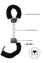 Cargar imagen en el visor de la galería, Shots Toys Pleasure Furry Handcuffs Black
