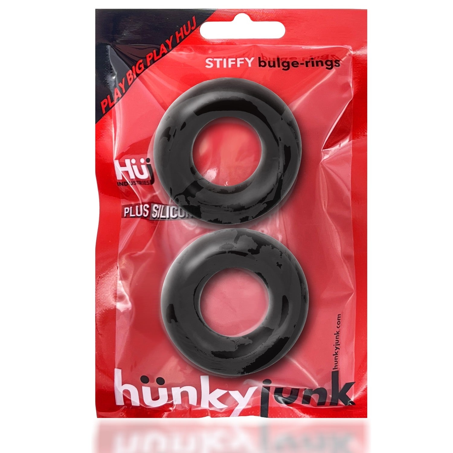 Hunkyjunk STIFFY 2-pack bulge cockrings - TAR  ICE