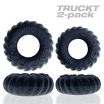 Load image into Gallery viewer, Oxballs TRUCKT, 2-piece cockring - PLUS+SILICONE special edition - NIGHT
