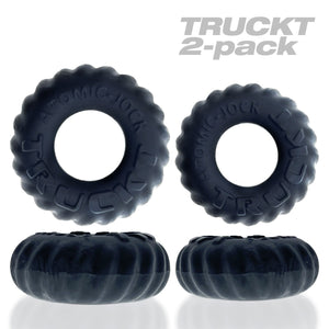 Oxballs TRUCKT, 2-piece cockring - PLUS+SILICONE special edition - NIGHT